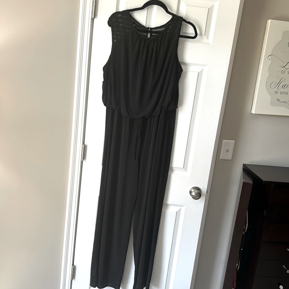 Black pantsuit